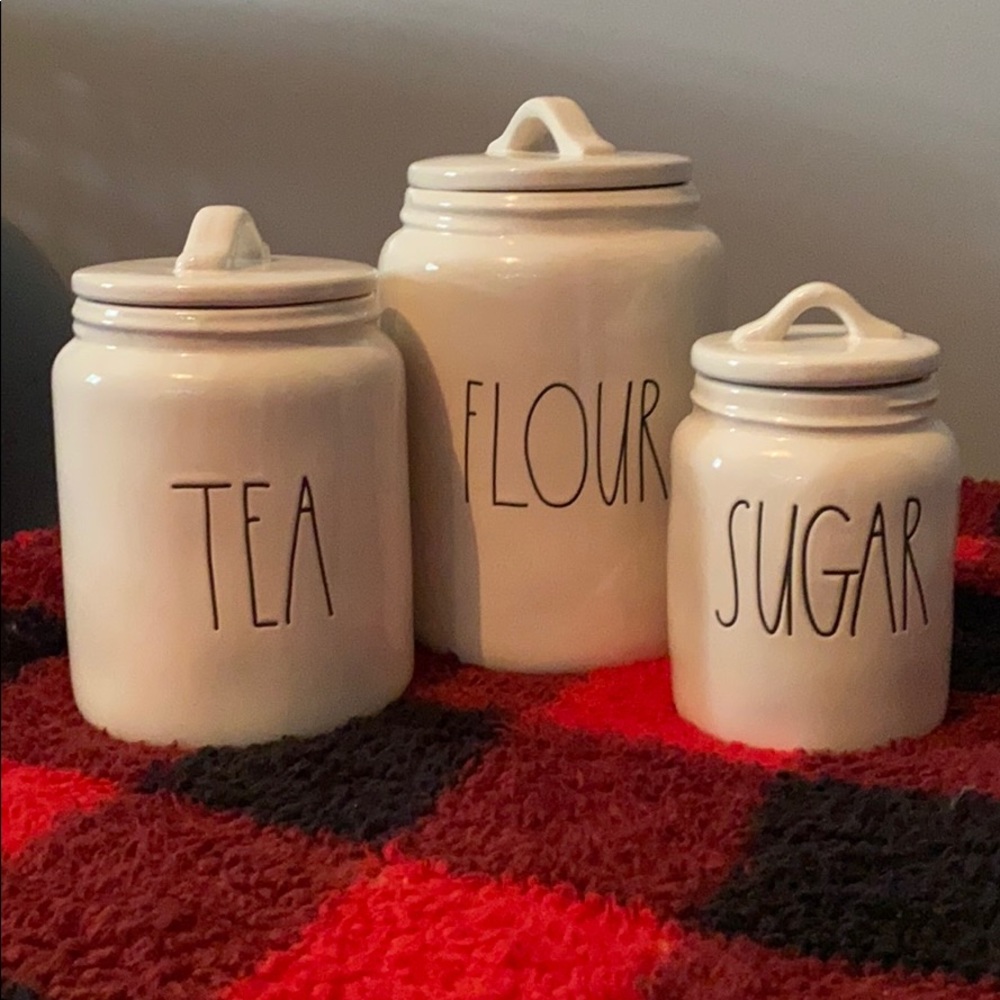 Rae Dunn canisters